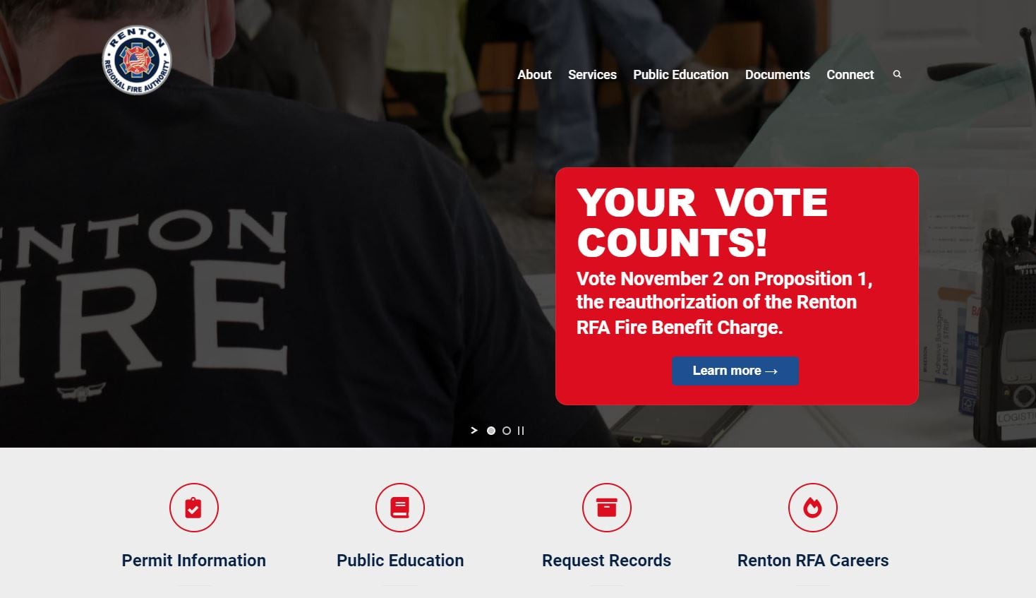 New homepage, same great... - Renton Regional Fire Authority | Facebook