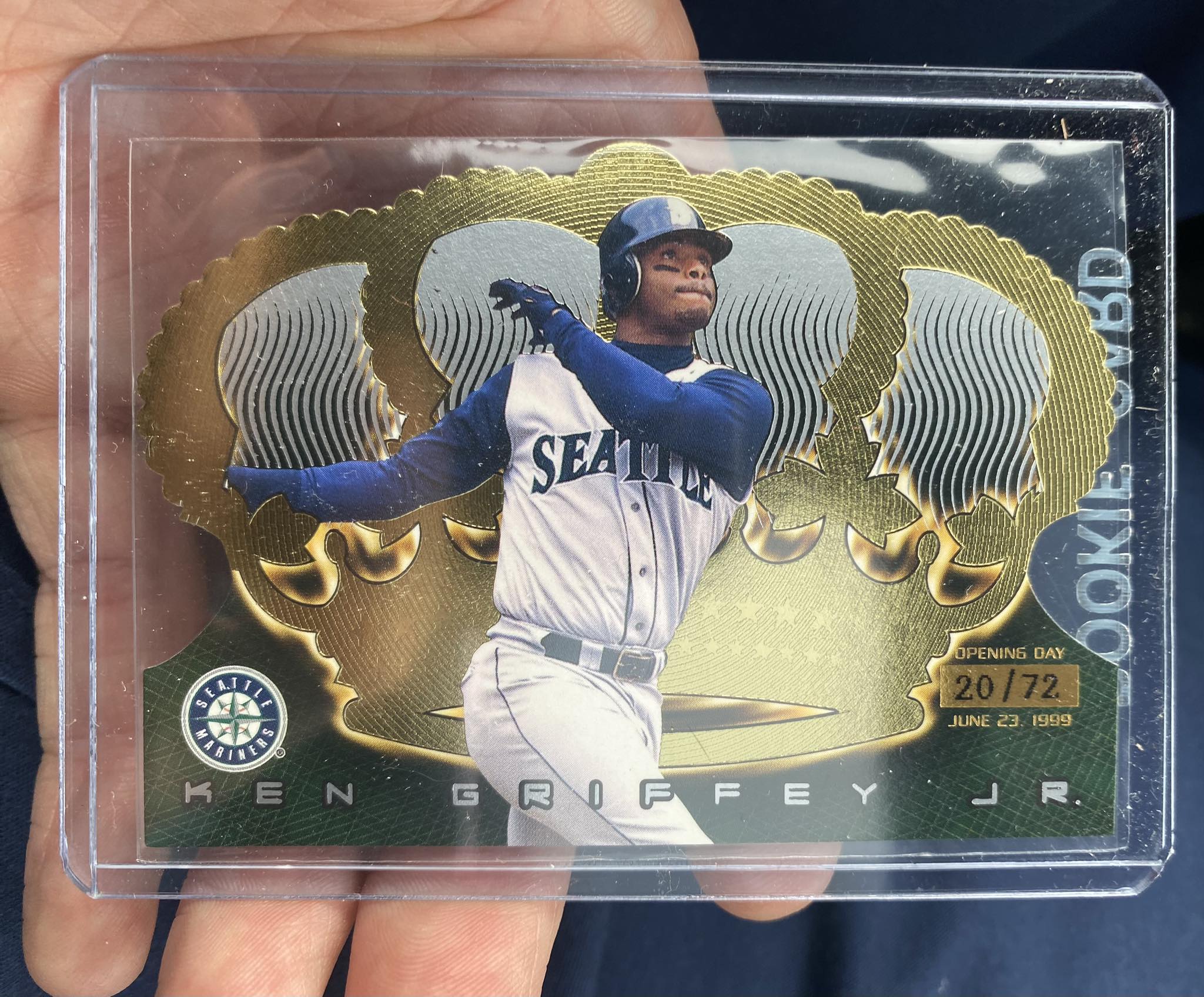 ken griffey jr rare cards Jr. 2000 Upper Deck e-Card PRODUCTION ERROR (1 of 1) Collectible Insert Error Baseball Trading Card #1/1 Ken Griffey Jr. [Super Rare]