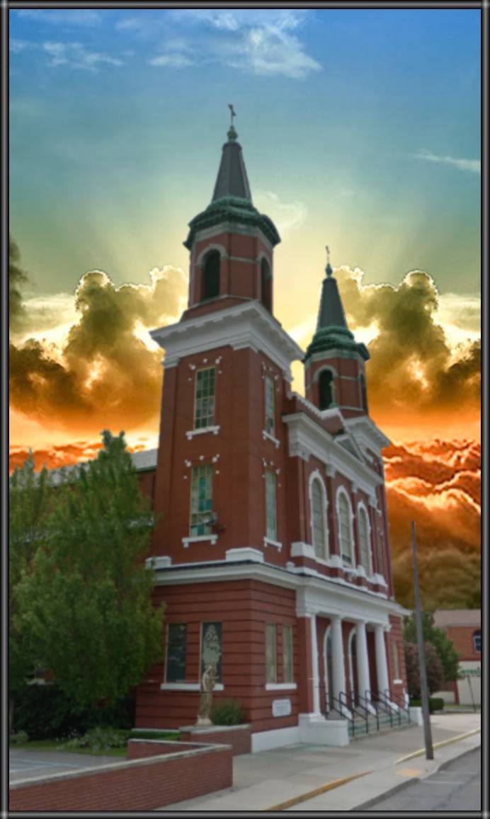 Historic Churches of Wyandotte ラグ ブランケット Wyandotte's Beautiful Churches