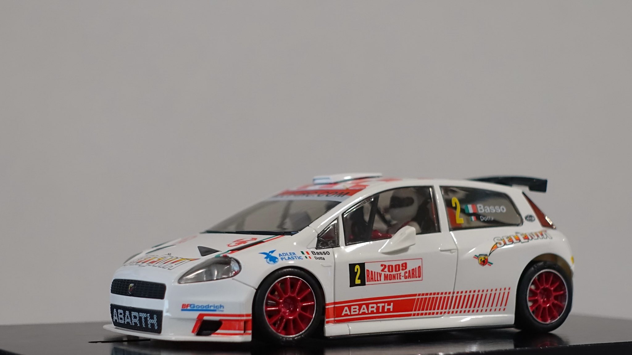 Customized NSR Fiat Abarth Grande Punto S2000 Rally Monte-Carlo