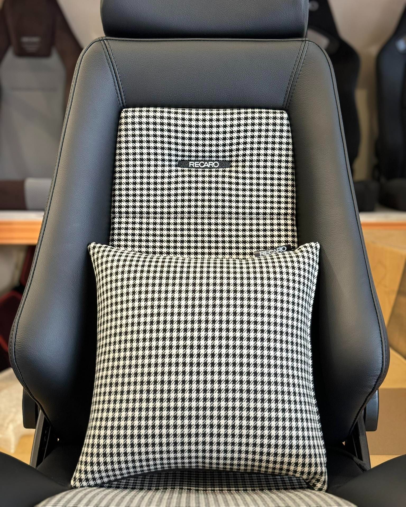 Limited Edition Recaro Classis LX Pepita w/ Black Genuine Leather 