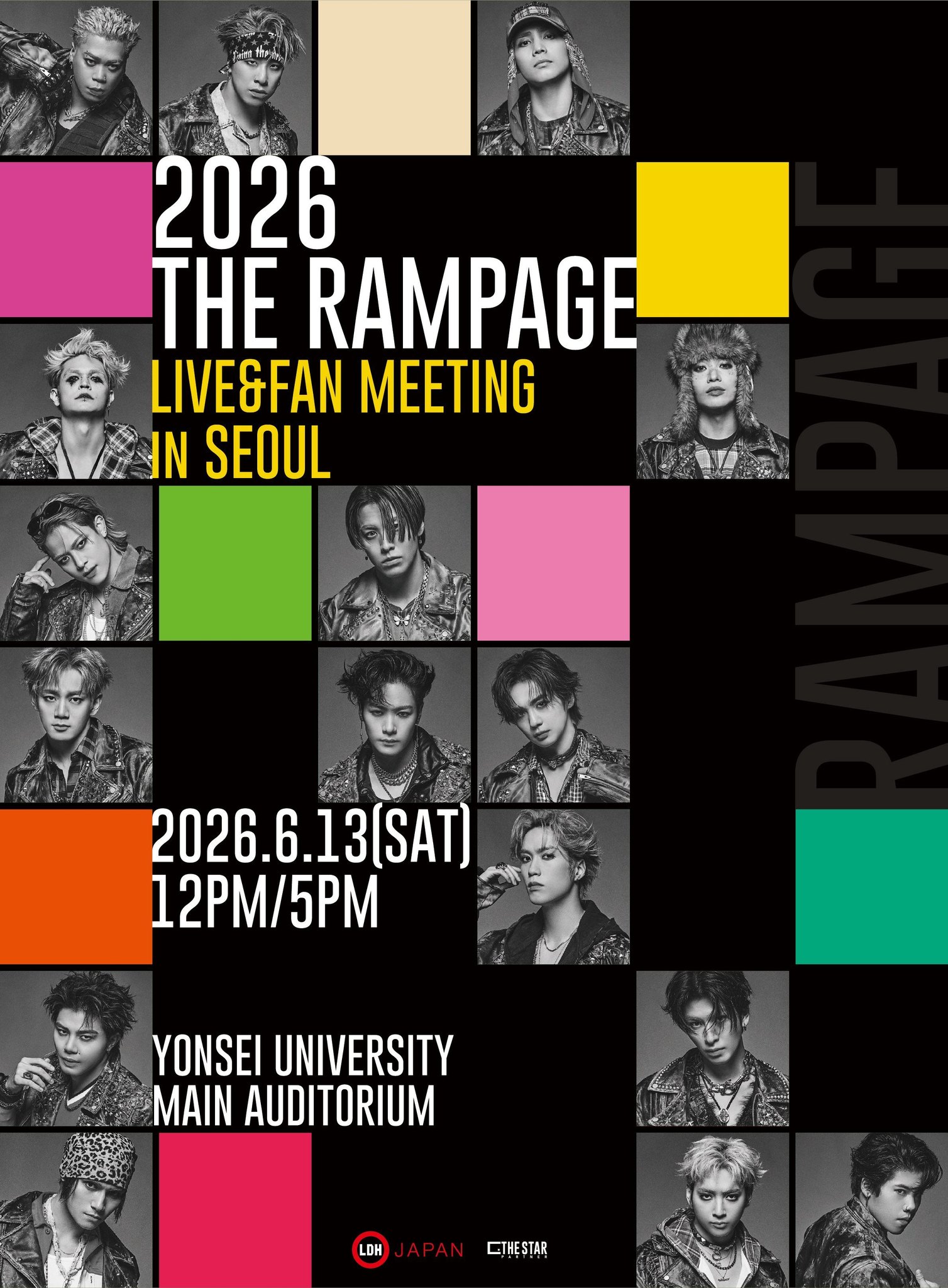 THE RAMPAGE from EXILE TRIBE LIVE & FAN MEETING 2026 in SEOUL