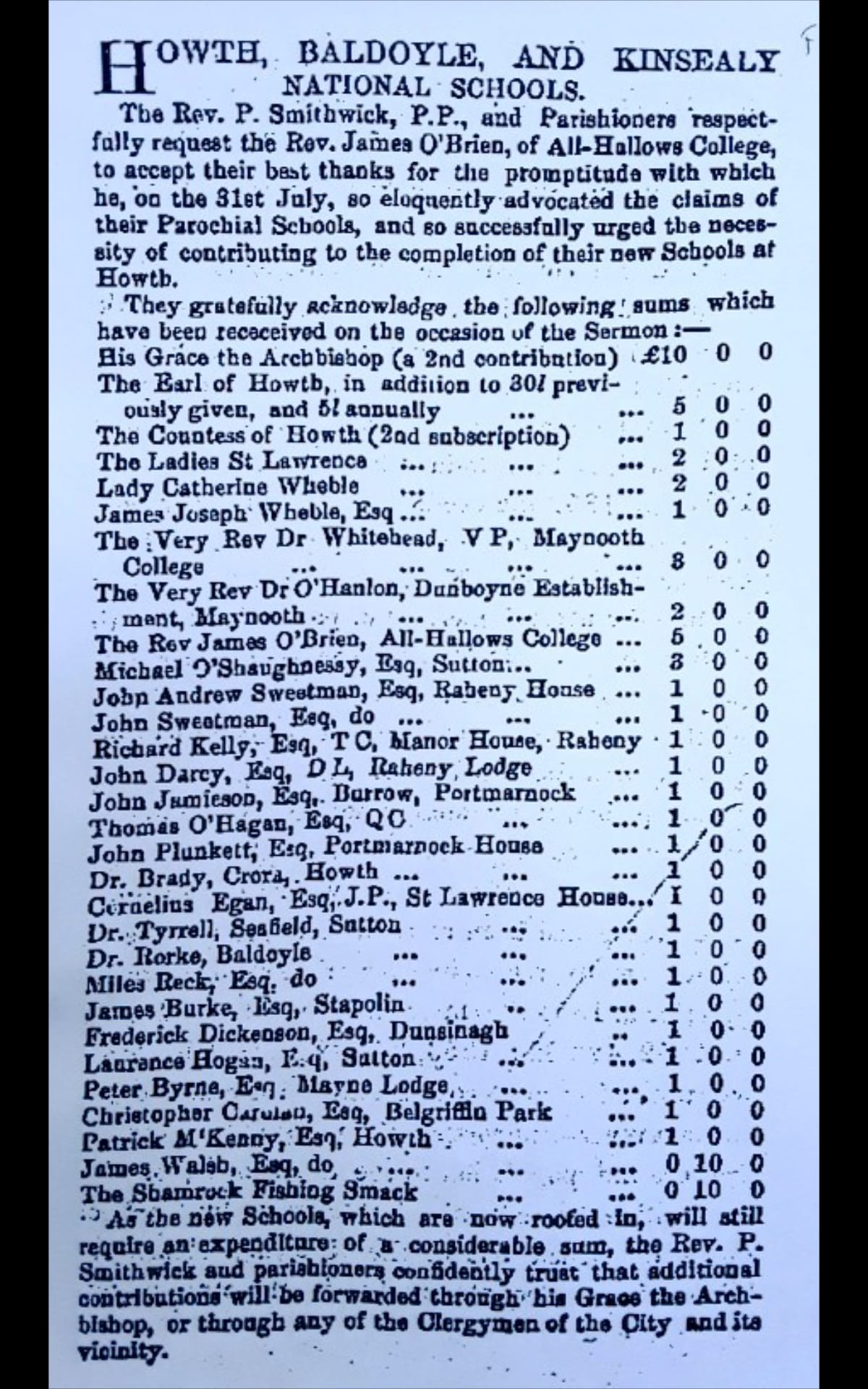 Kevin Rickard, Howth Local History