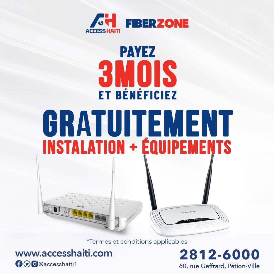 Access Haiti - Naviguez en toute fluidité avec notre fibre... | Facebook