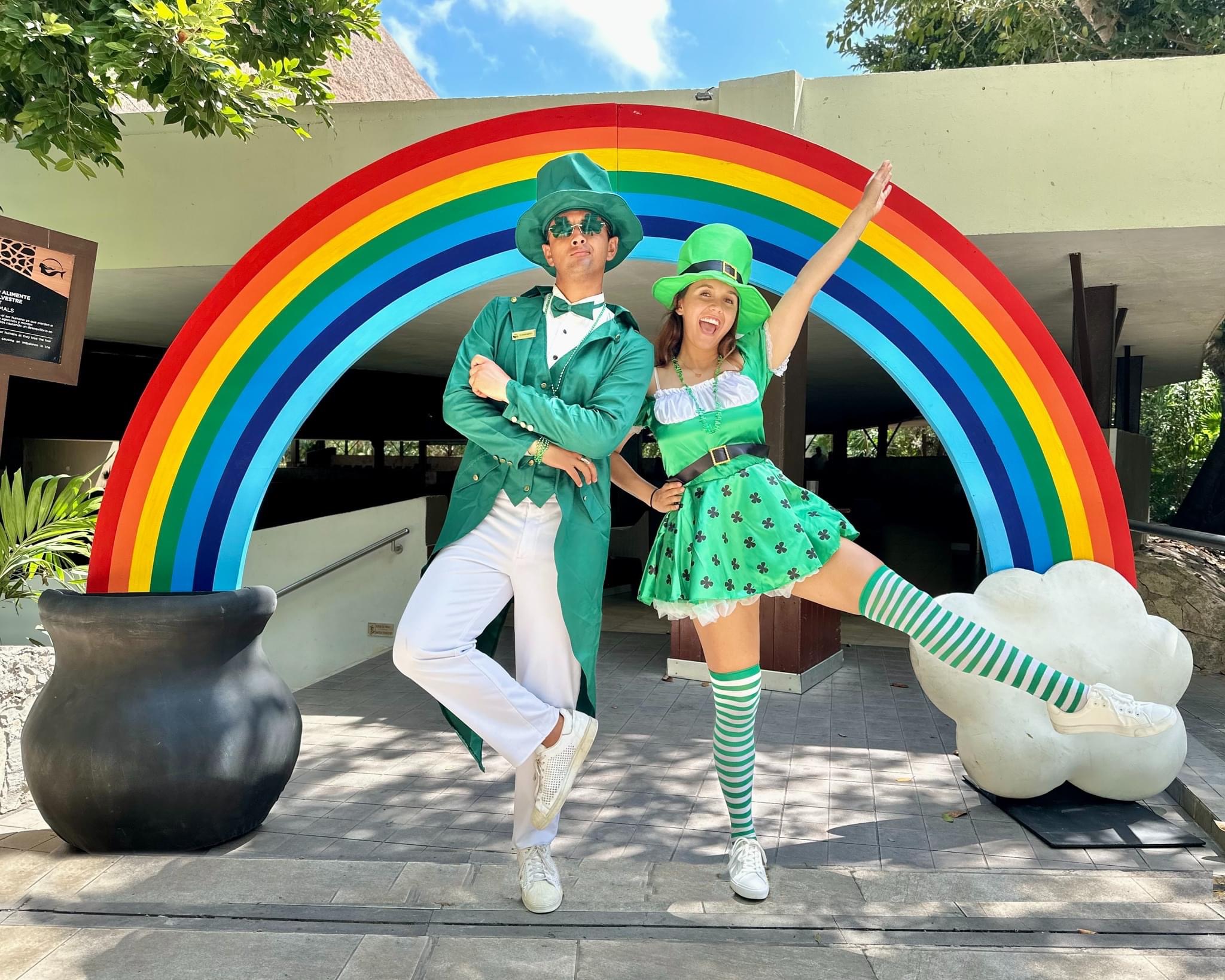 ladies st patricks day fancy dress Our fantastic lady Leprechaun costume made it all the way to Mexico recently for some Patrick's fun ☘️ Vamos Irlanda 🙌 multifunction