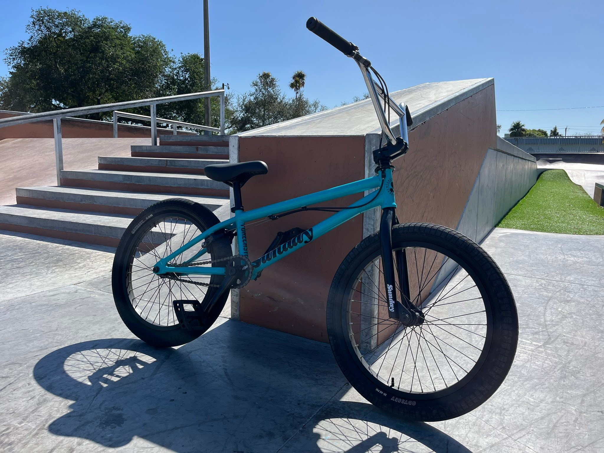 SE Bikes Wheelie Pegs Blue | Grips Bikes
