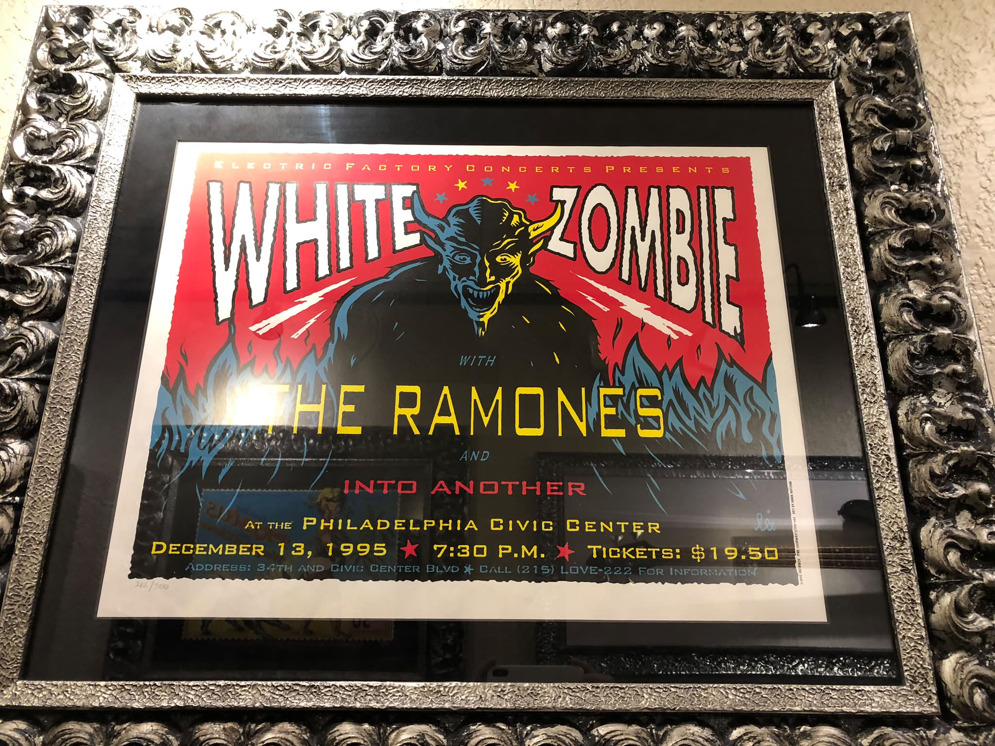 W.Z., CBGB 1989. WHITE ZOMBIE ELL. TE0