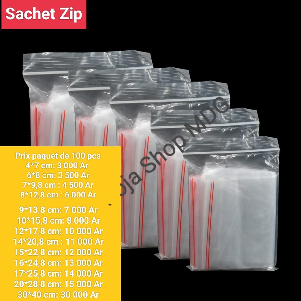 300 Sachets Zip Plastique 60x80mm - Épaisseur 50 Microns Pour Rangement Petits Objets (bijoux, Pièces, échantillons)