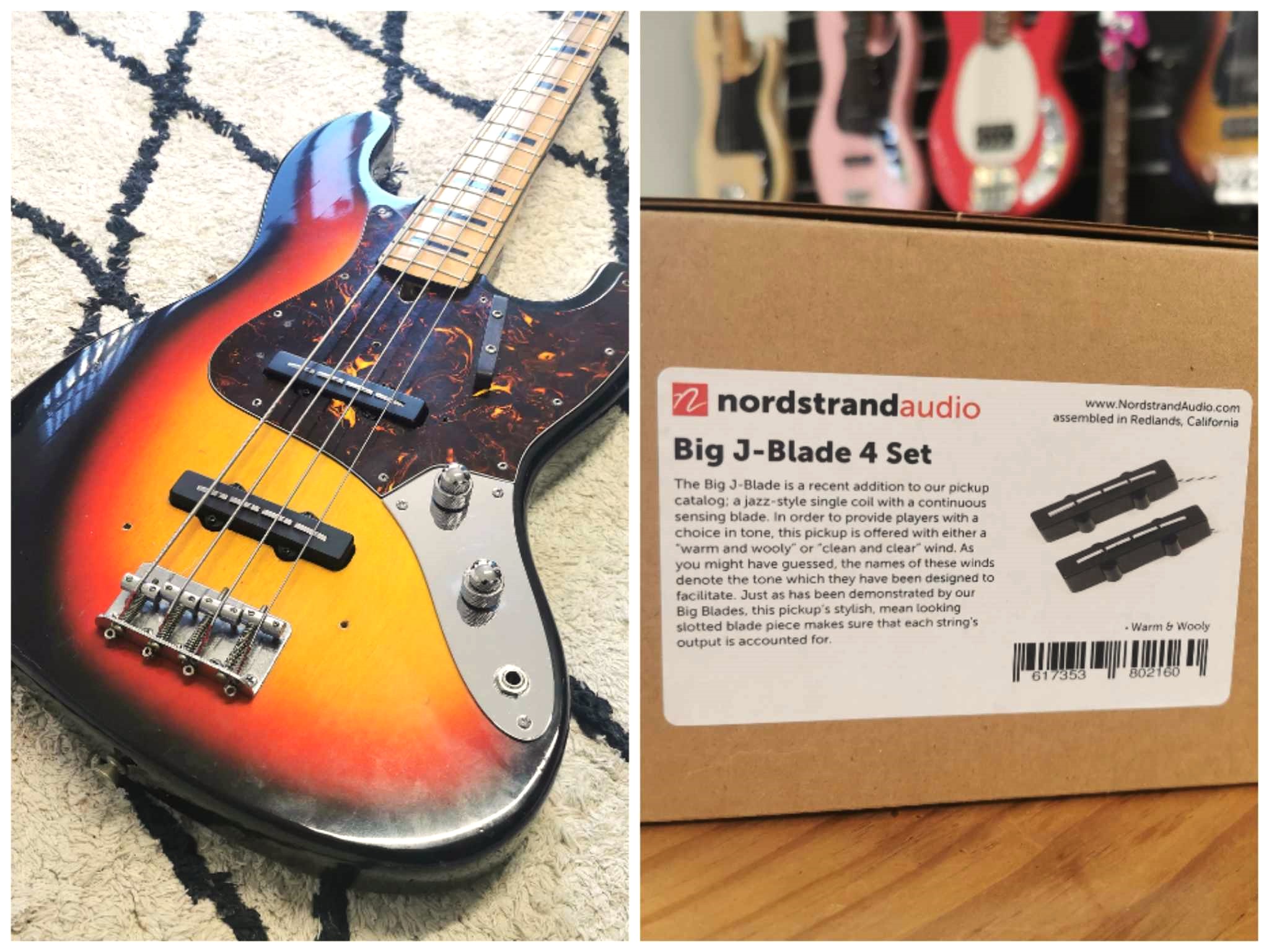 Nordstrand Audio Big J-Blade neck pickup tone with LaBella low