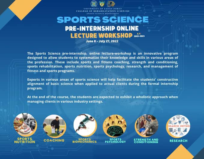 The Department of Sport... - UST Sports Science Society