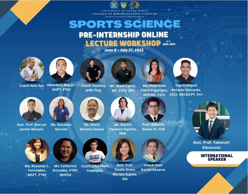 The Department of Sport... - UST Sports Science Society