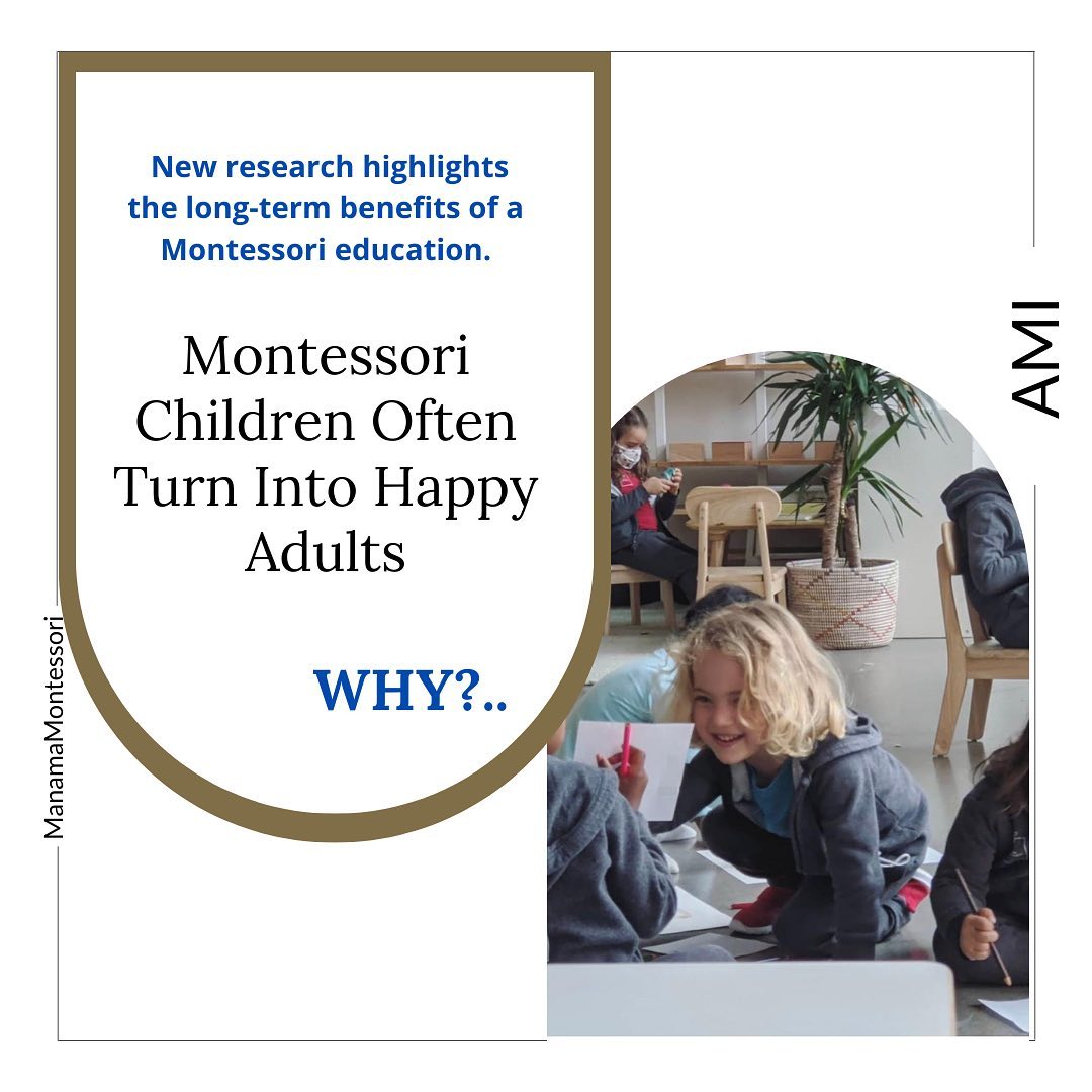 New research highlights the long-term... - Manama Montessori