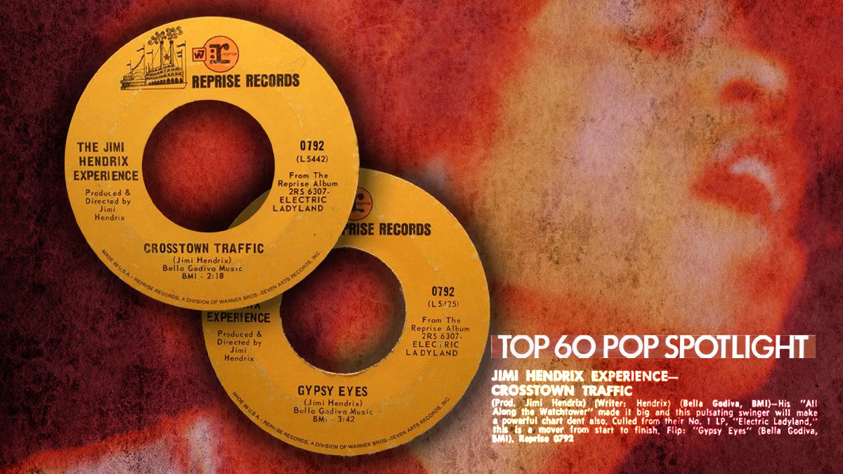 In 1968 with ELECTRIC LADYLAND sitting at #1 on the Charts