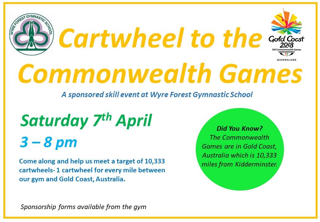 Wyre Forest Gymnastics School - On Saturday 7th April, we are holding a ...