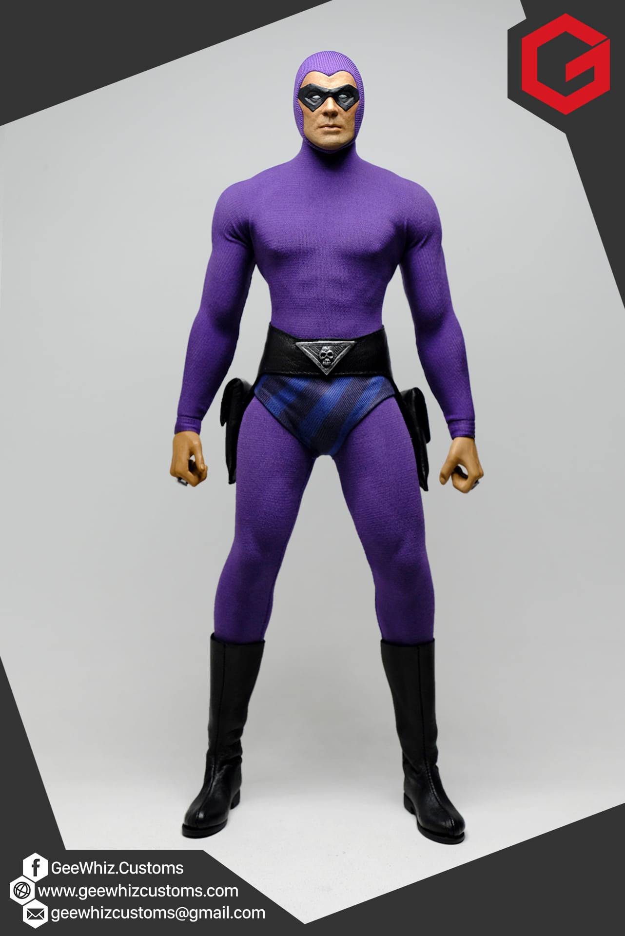 GeeWhiz - The Phantom Custom 1:6 Scale Figure Got a commission to