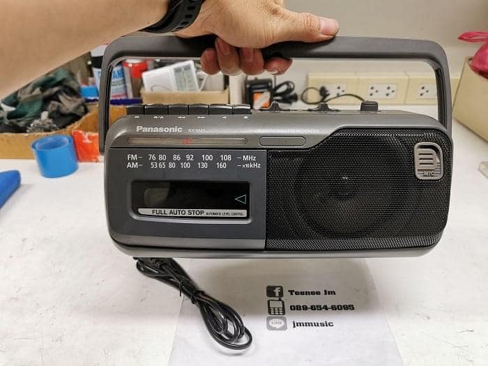 Vายแล้ว Panasonic RX-M45 [220V] เครื่องเล่นเทป+วิทยุ หูหิ้งพกพาง่าย ใช้ ...