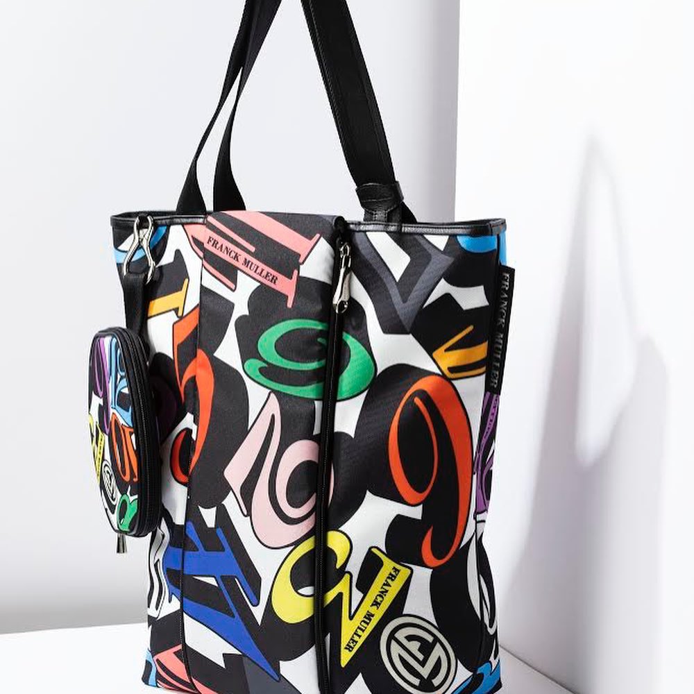 フランクミュラー（FRANCK MULLER）・エコバッグ・トートバッグ3点 NEW】 FRANCK MULLER VISANT DEPTH Series TOTE BAG サステナブルな