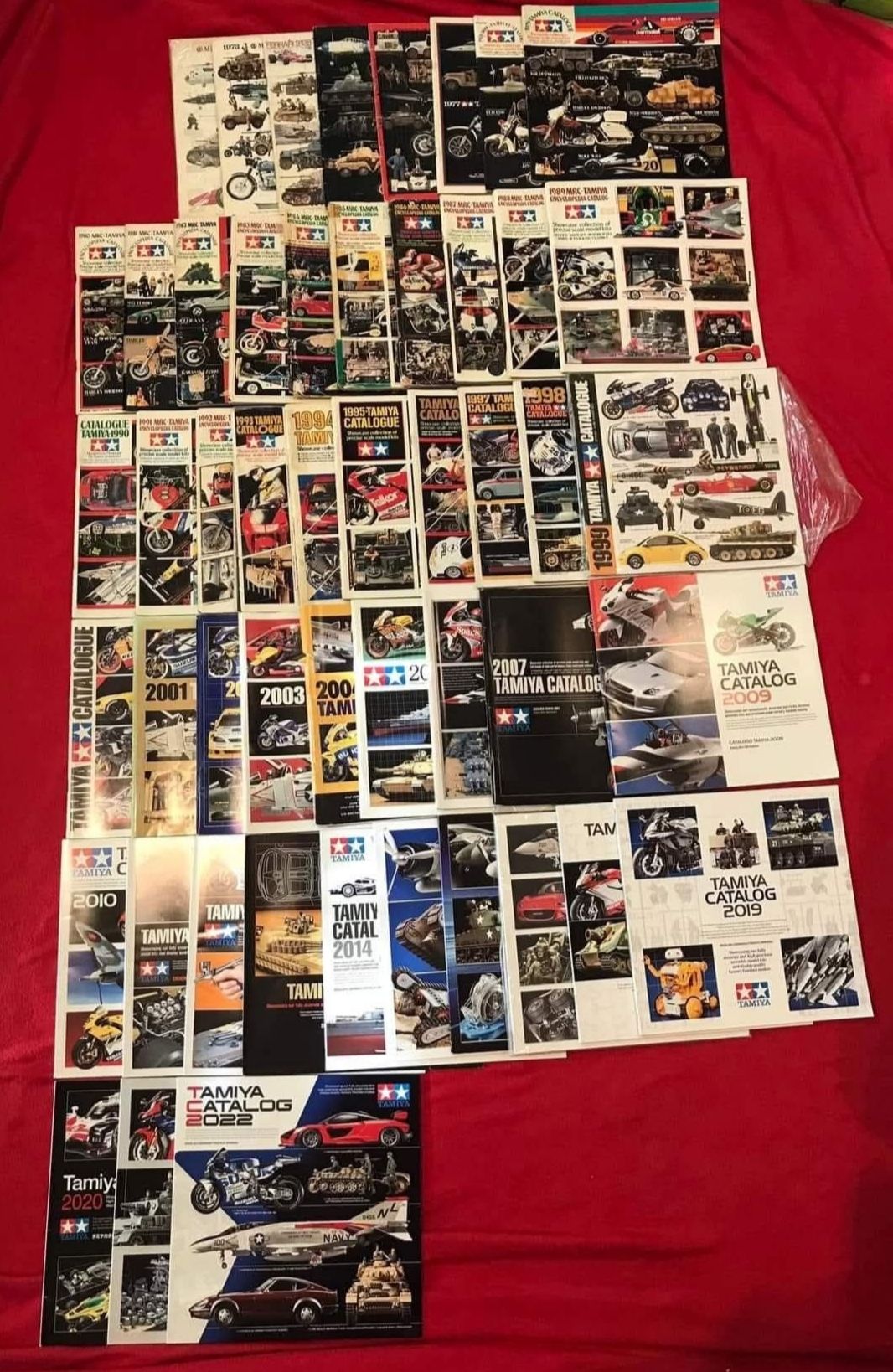 Tamiya catalogue 1976 and 1979
