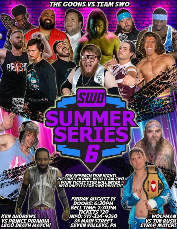 Susquehanna Wrestling Organization - SWO Summer Series 6 Friday 