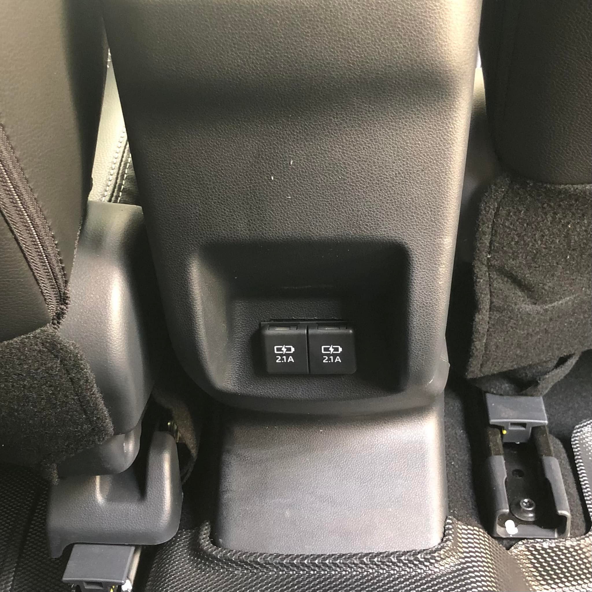 Peter's Garage - OEM JDM rear center console double USB...