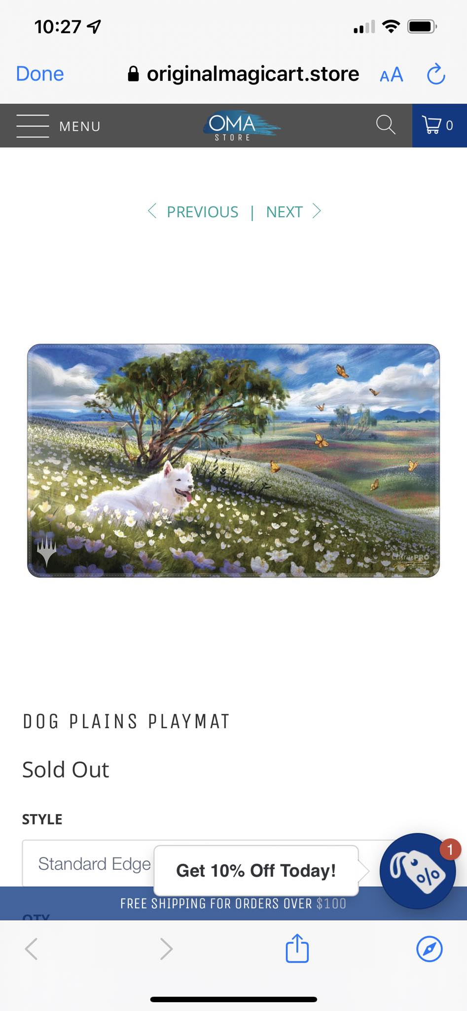 Johannes Voss signed Magic playmats finally available