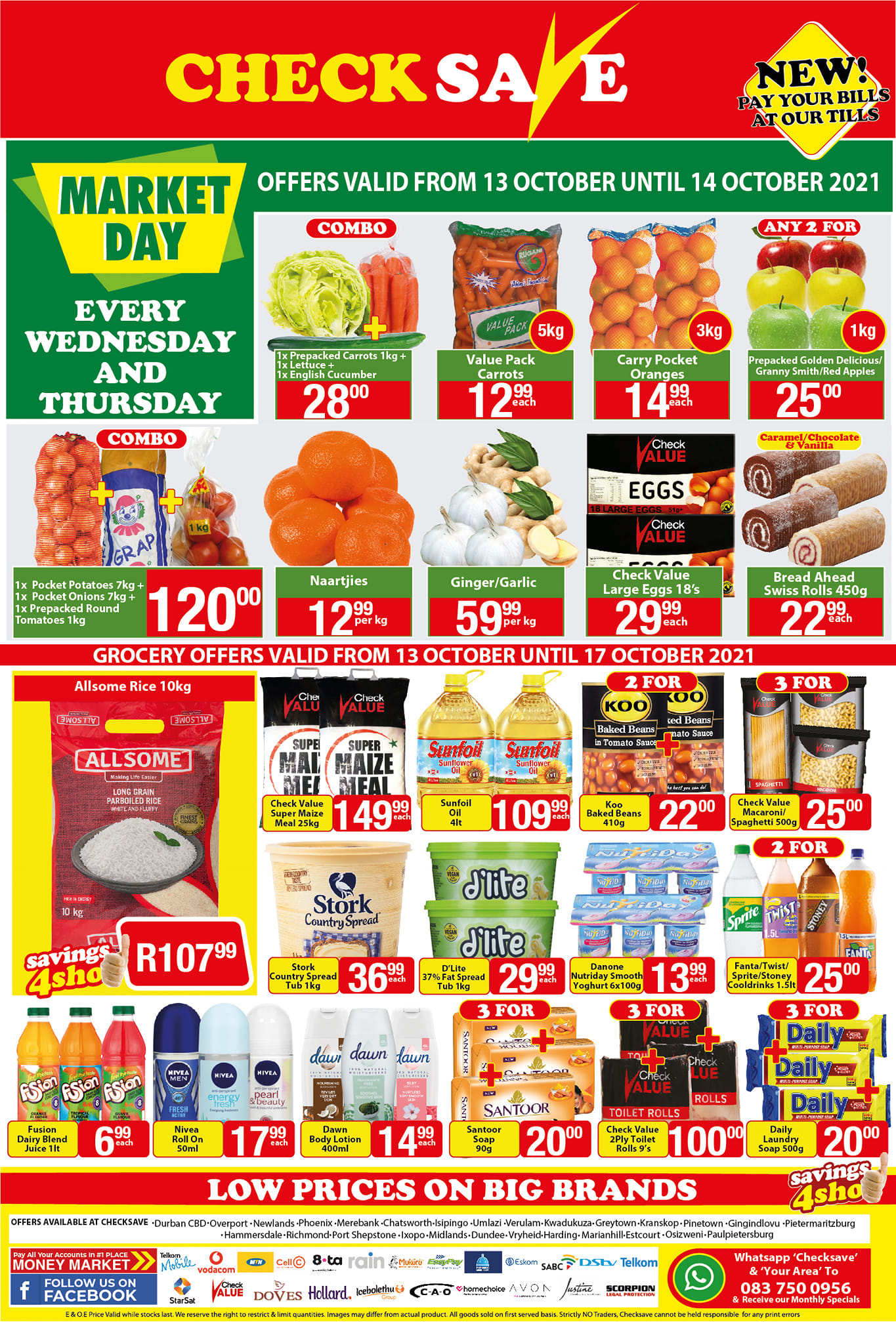 Checksave - This week's #MarketDay specials... available... | Facebook