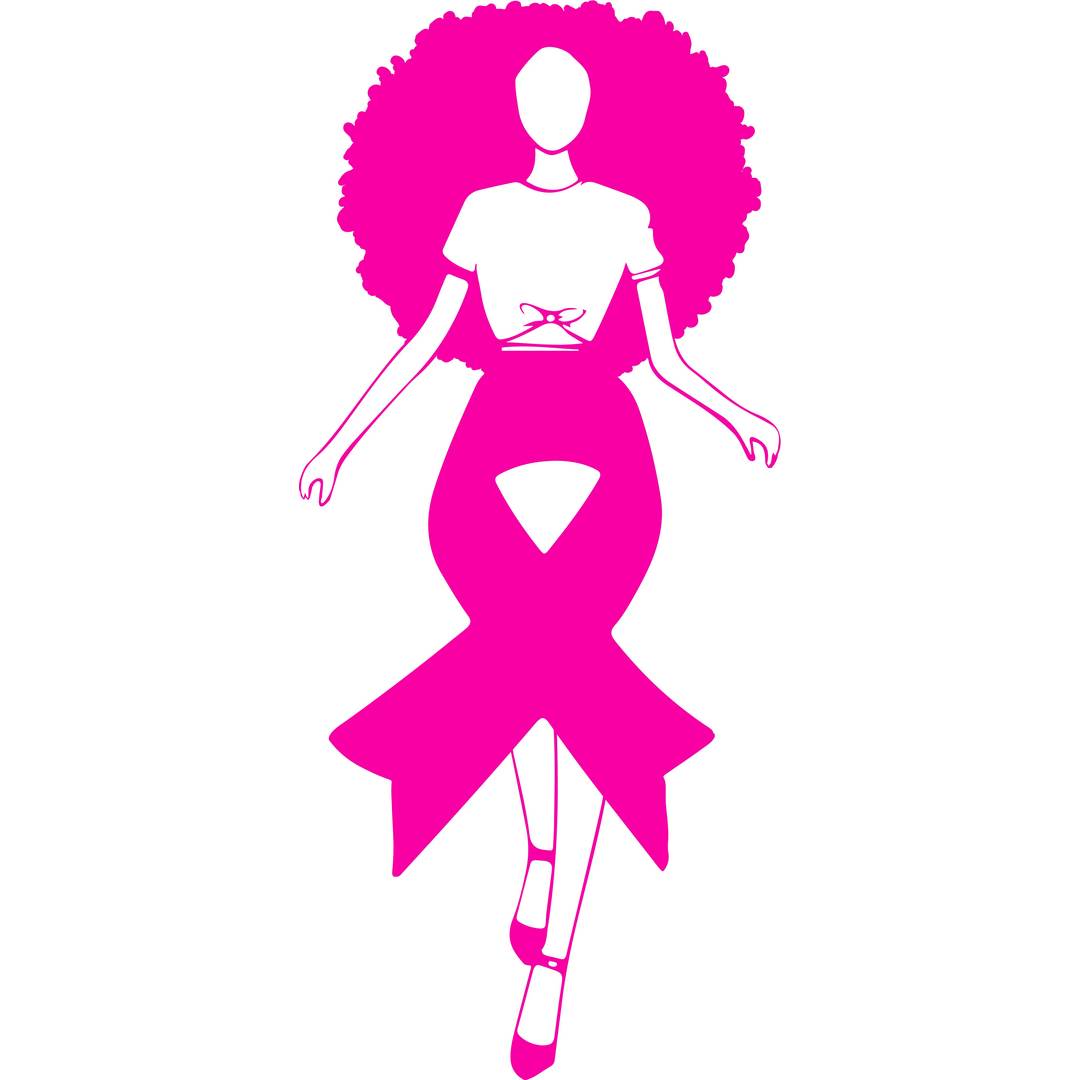 Survivor svg, FIGHT Pink Ribbon svg, FIGHT SVG African American africa ...