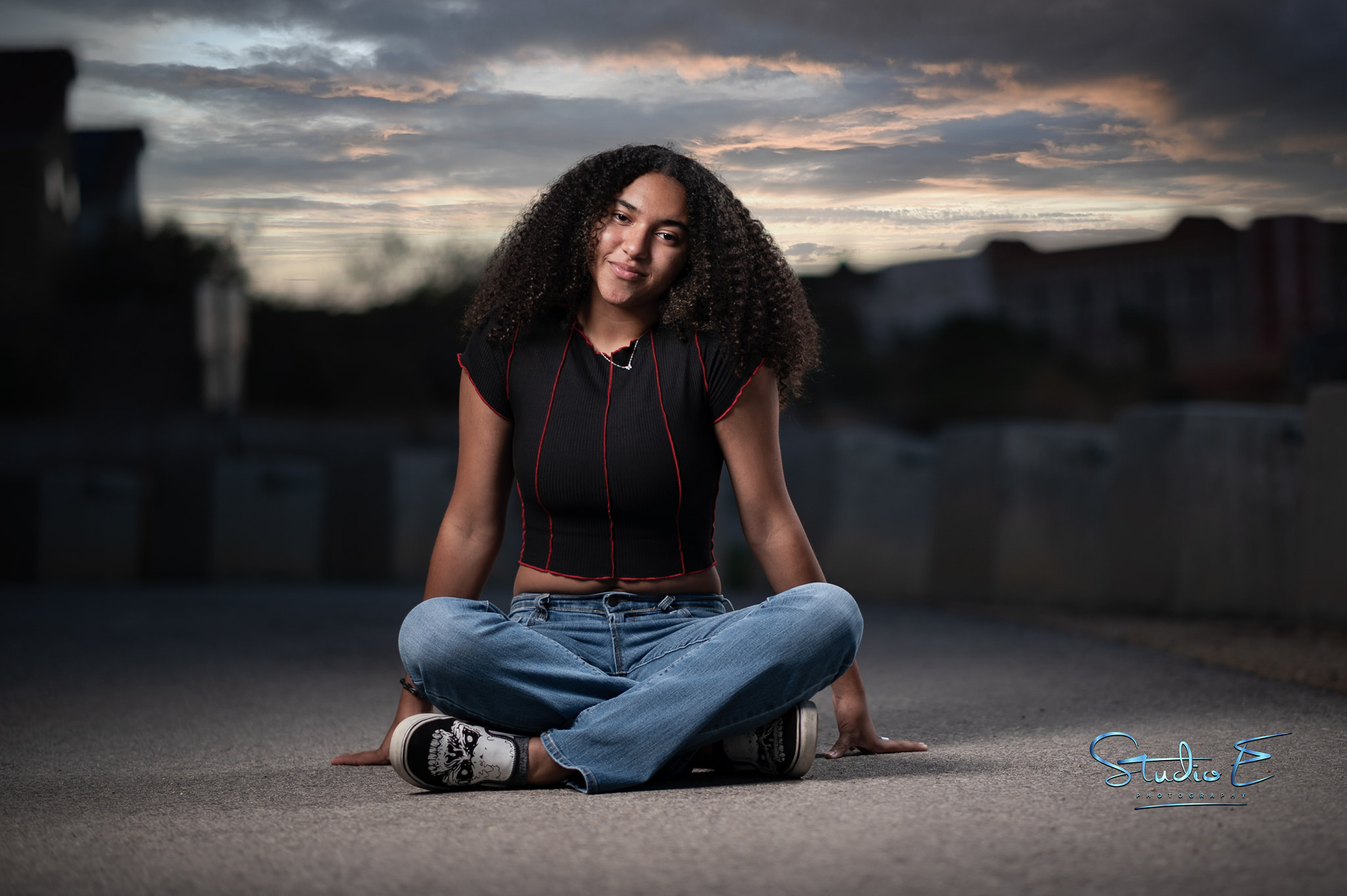 Practicing senior photo shoot with Nikon Z6 and Flashpoint flash