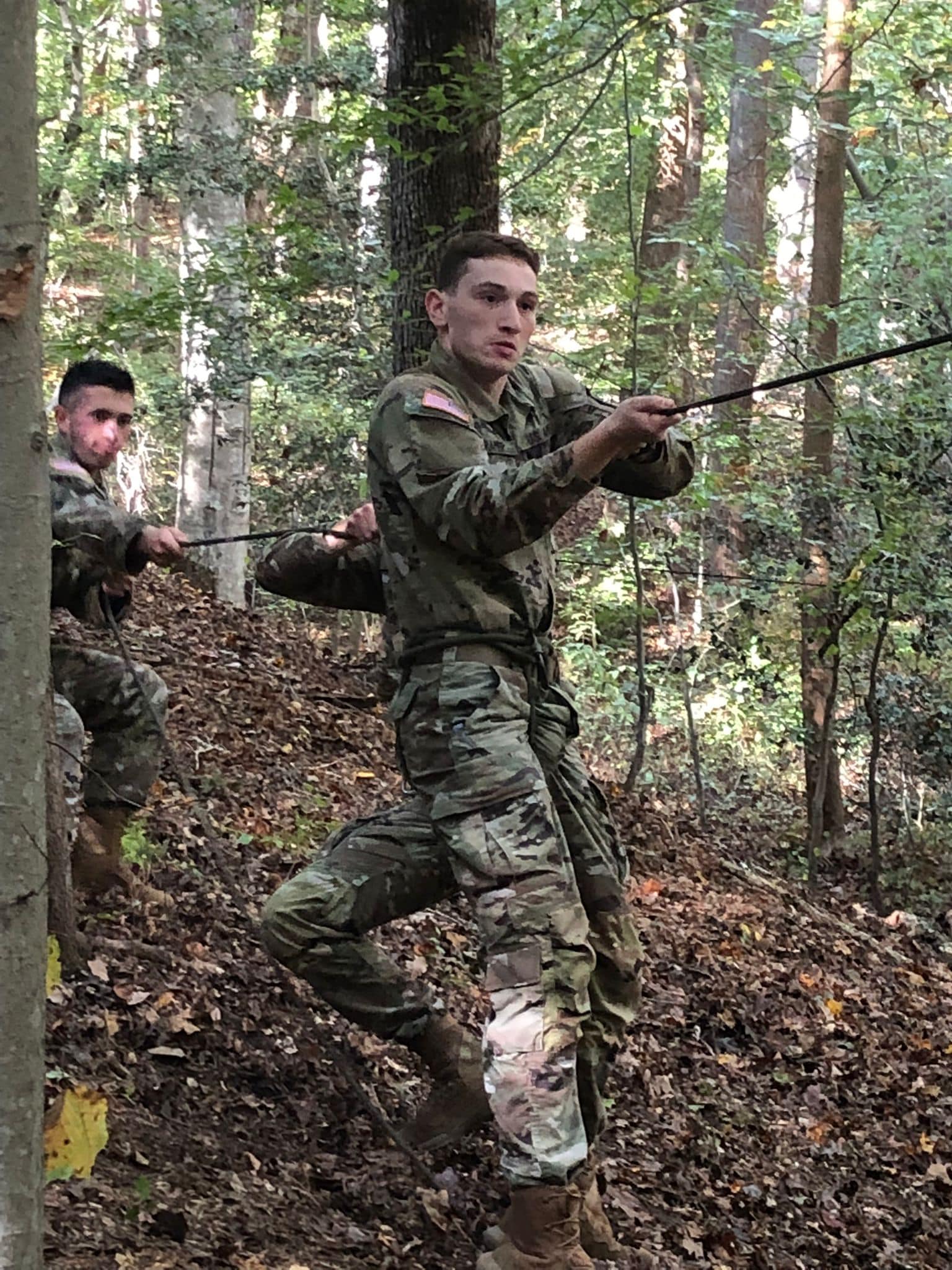 The rope bridge event... - West Virginia University Army ROTC | Facebook