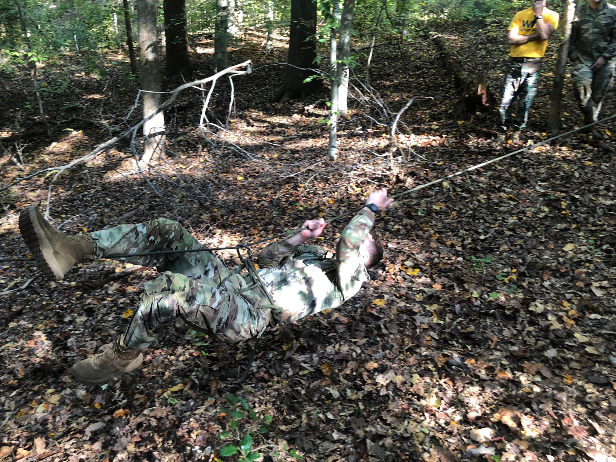 The rope bridge event... - West Virginia University Army ROTC | Facebook
