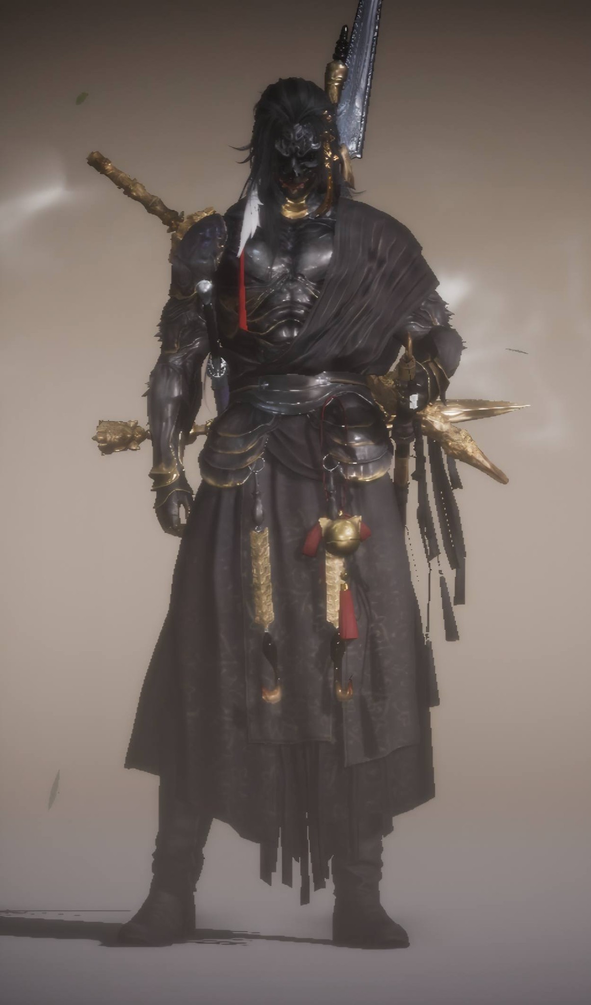 Lamatsukami tribute outfit in Monster Hunter