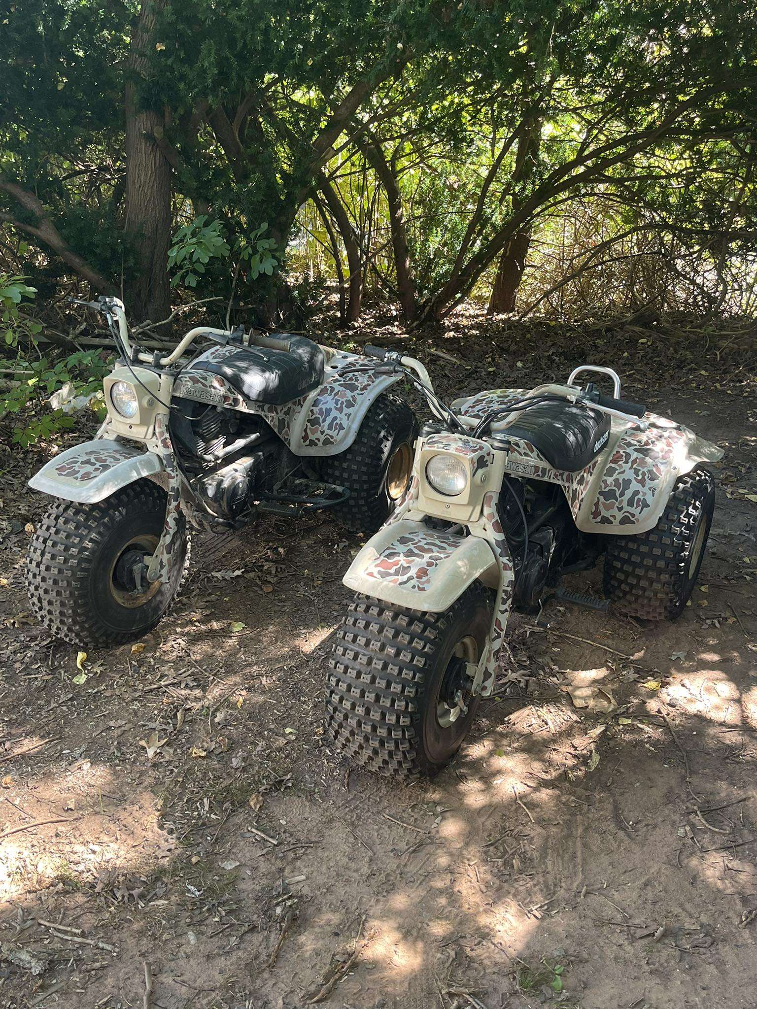Three-wheel car with Kawasaki motorcycle engine