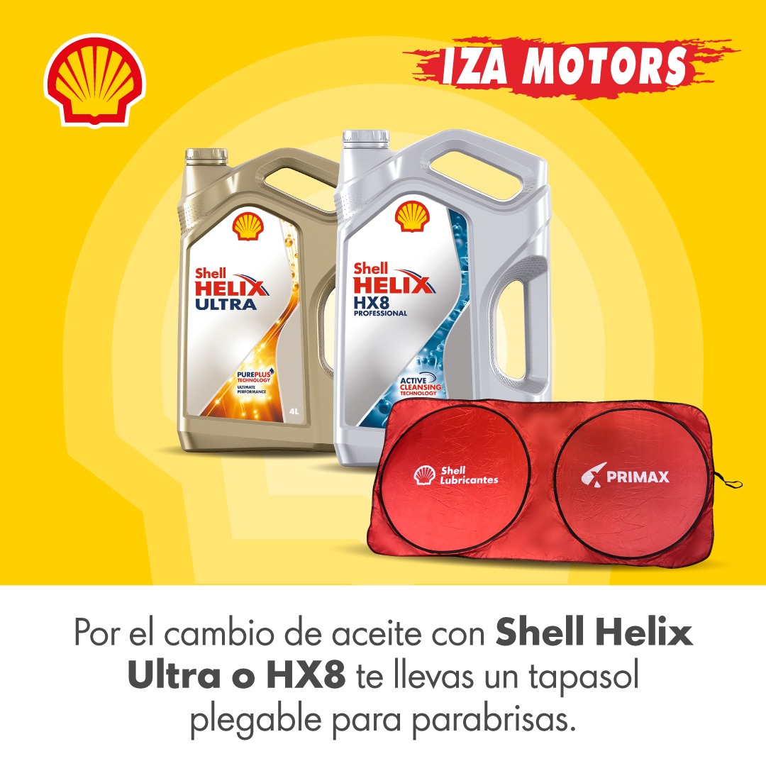 🚗🔧 ¡Gran Promoción en Iza Motors... - Lubricantes Shell Perú