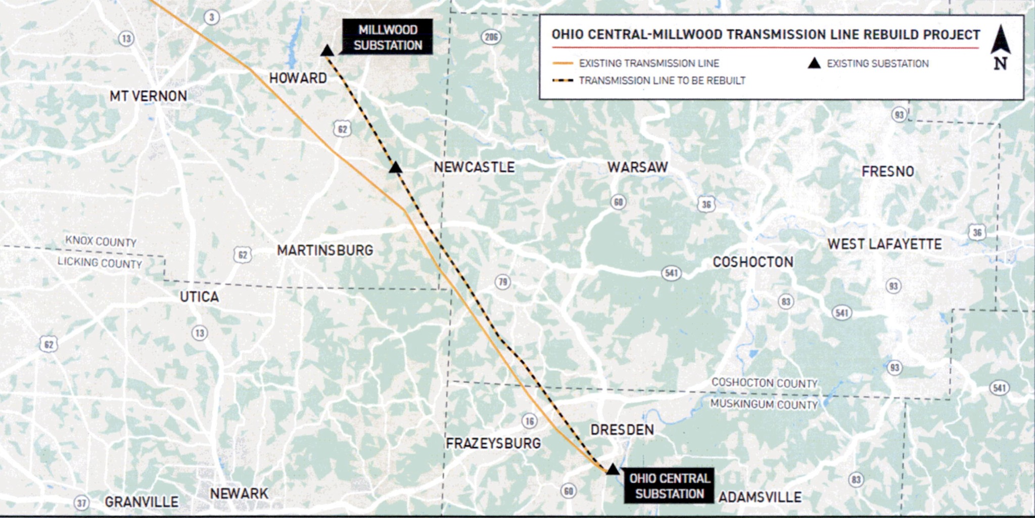 Knox - An AEP power line improvement project is in the final stages of ...