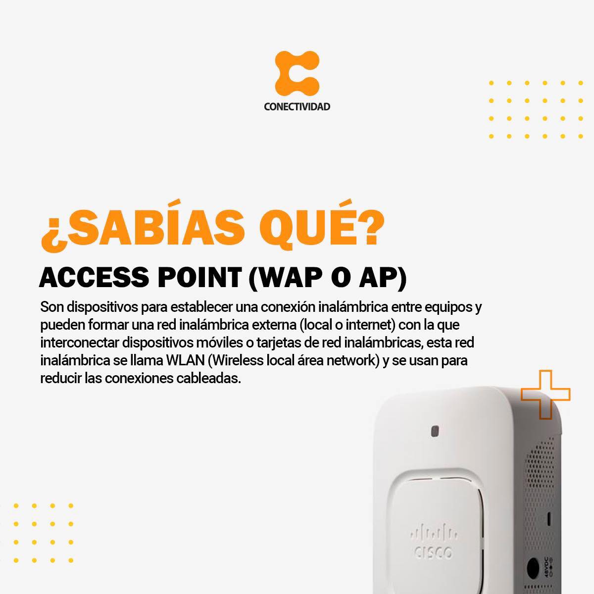 Conectividad - ¿Sabías cuál es la función de un Access Point? Son ...