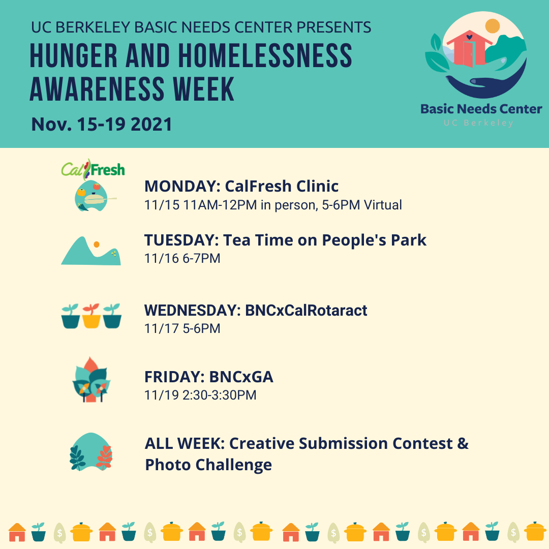 🍂🌱 Our lineup for next... - UC Berkeley Basic Needs Center | Facebook