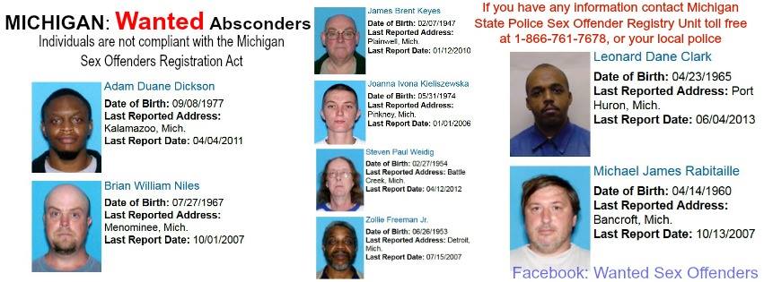 Wanted Sex Offenders