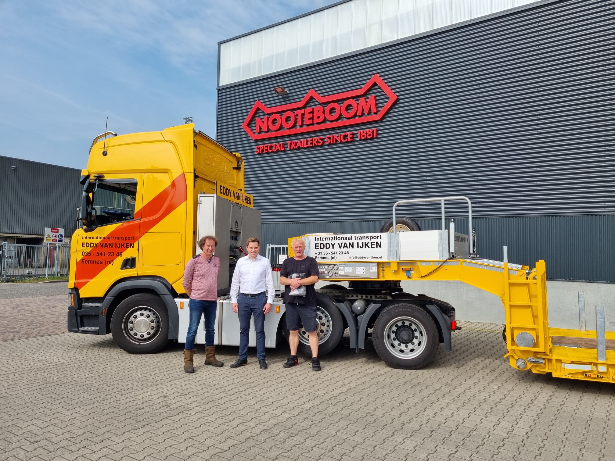 New delivery of this magnificent 2-axle EURO-PX low loader to our
