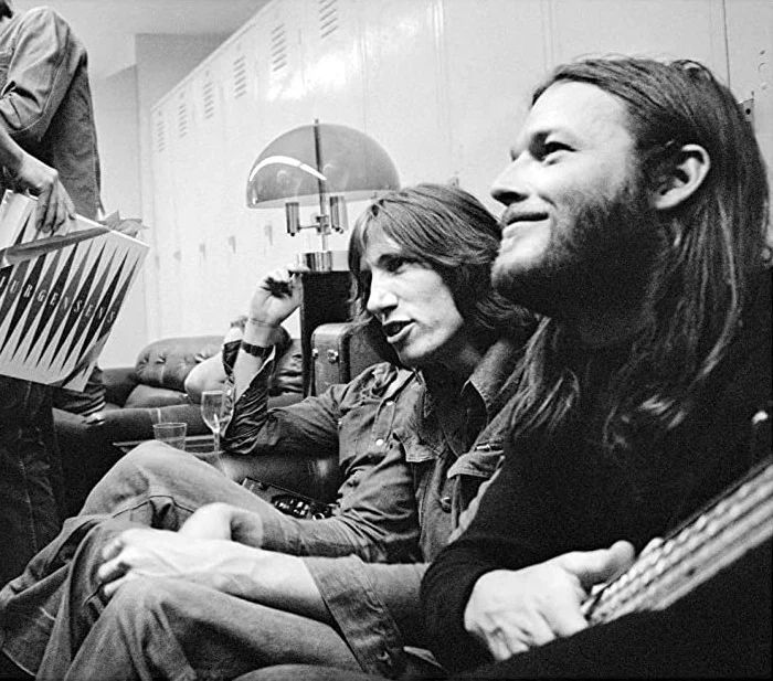 David Gilmour and Roger Waters during the era of The Dark Side of