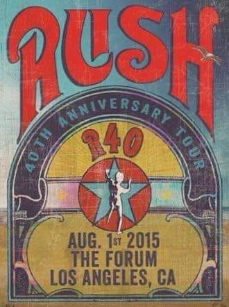 The last song that RUSH played (Working Man with a riff from