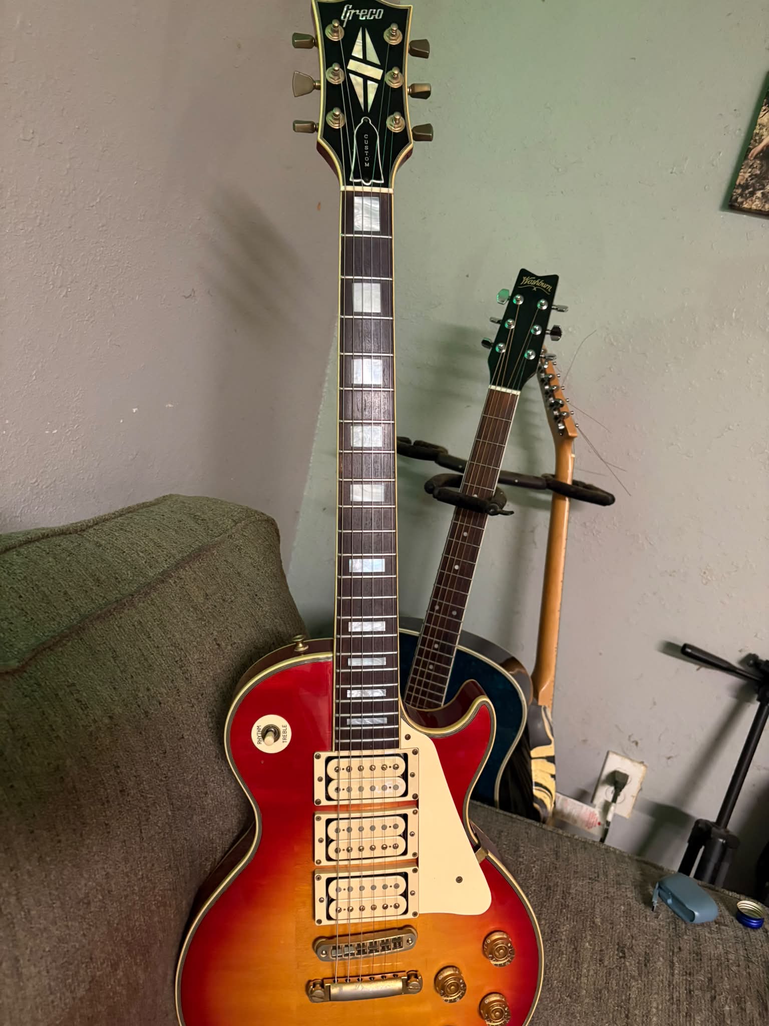 1979 Greco EG800 Les Paul Custom Ace Frehley Budokan Just bought