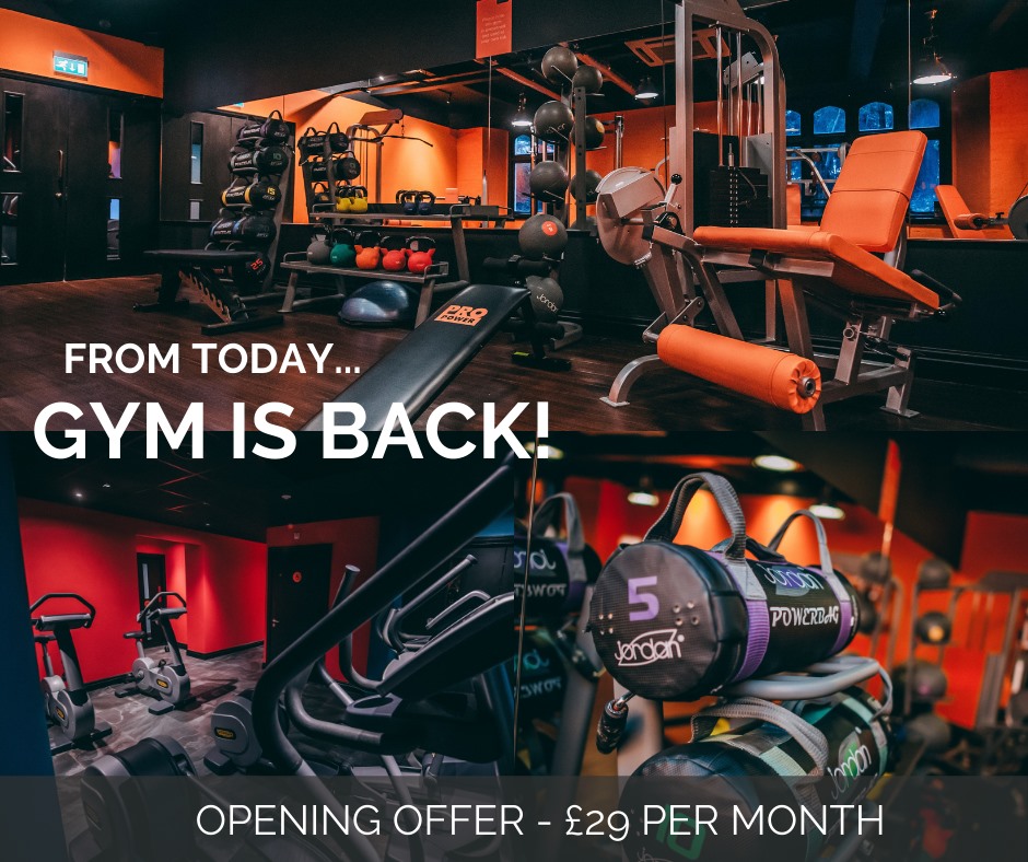 OUR GYM HAS RE-OPENED TODAY,... - Ruthin Castle Hotel & Spa