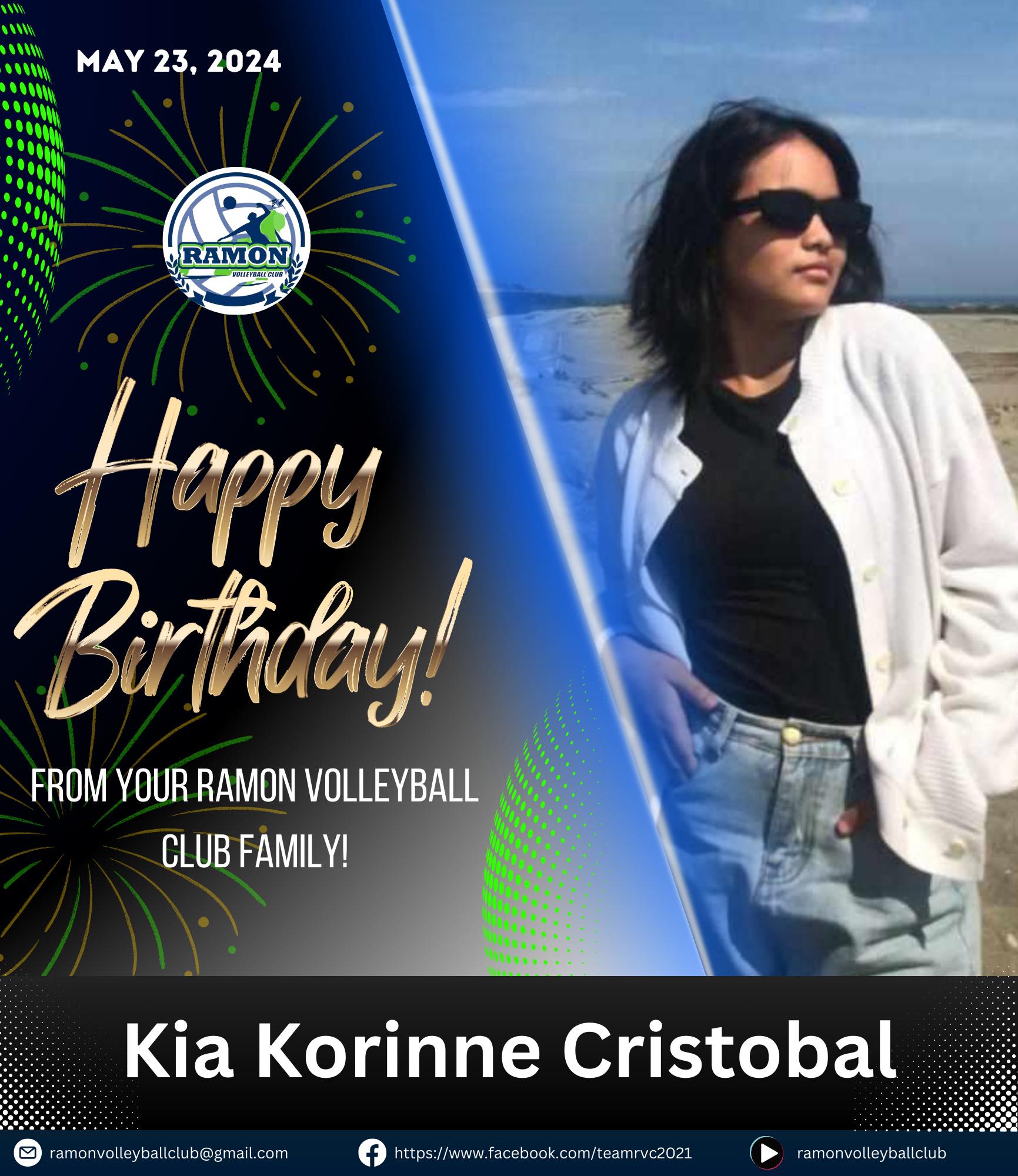 Happy Birthday to our amazing Kia... - Ramon Volleyball Club | Facebook