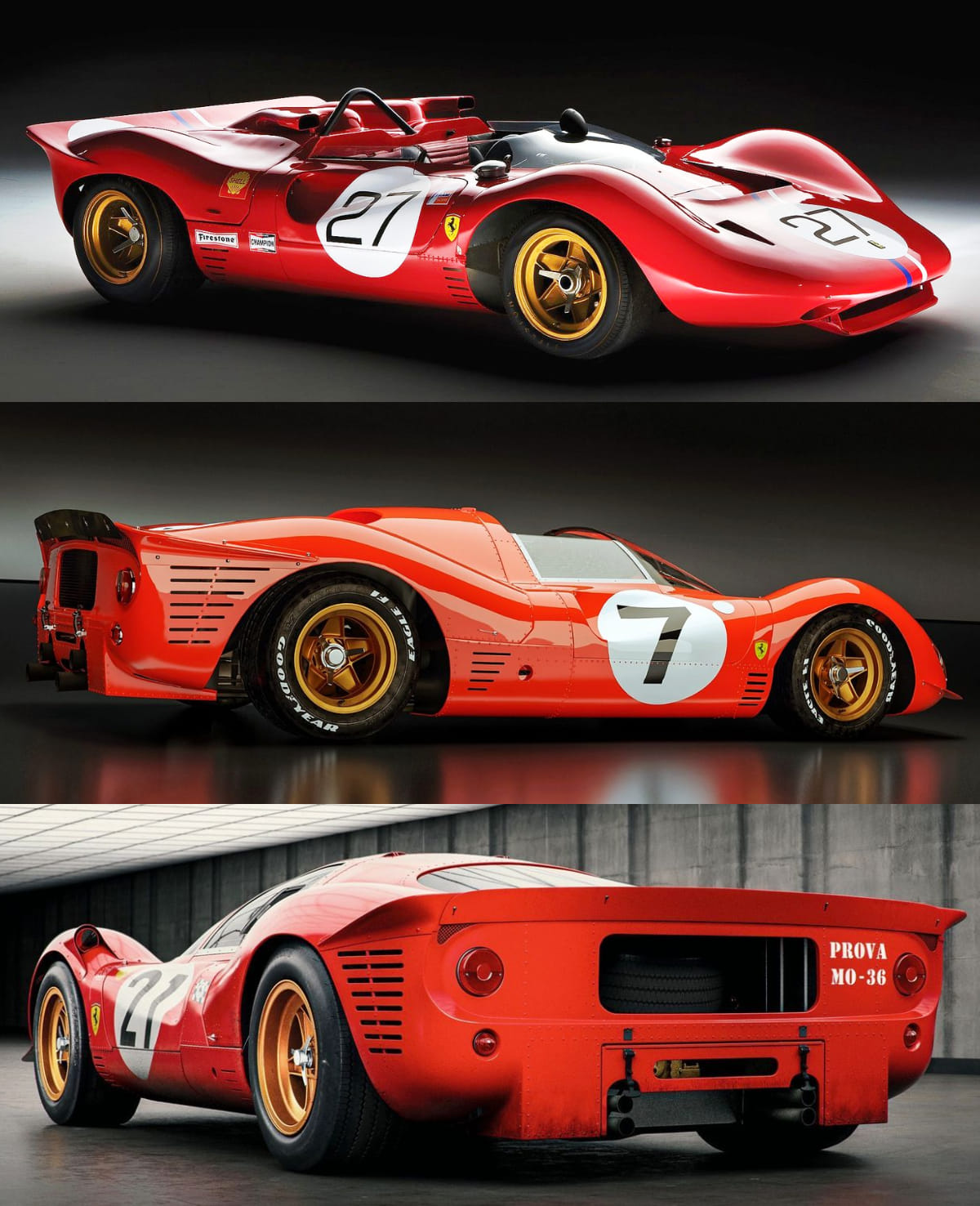 Ferrari 330 P4. 1967 24 Hours of Le Mans.