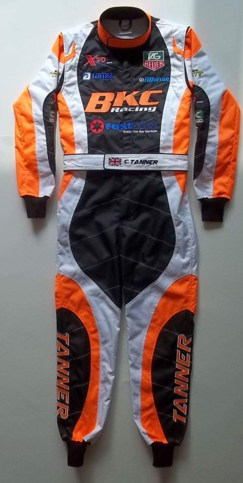 New karting race suit ready for the... - Callum Tanner Racing | Facebook