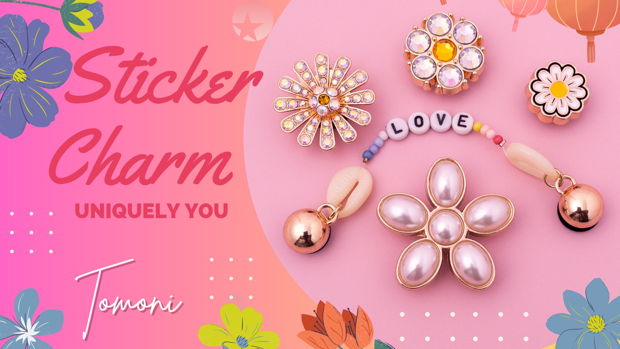 Tomoni - Sticker, Charm Trang Trí Nghệ Thuật