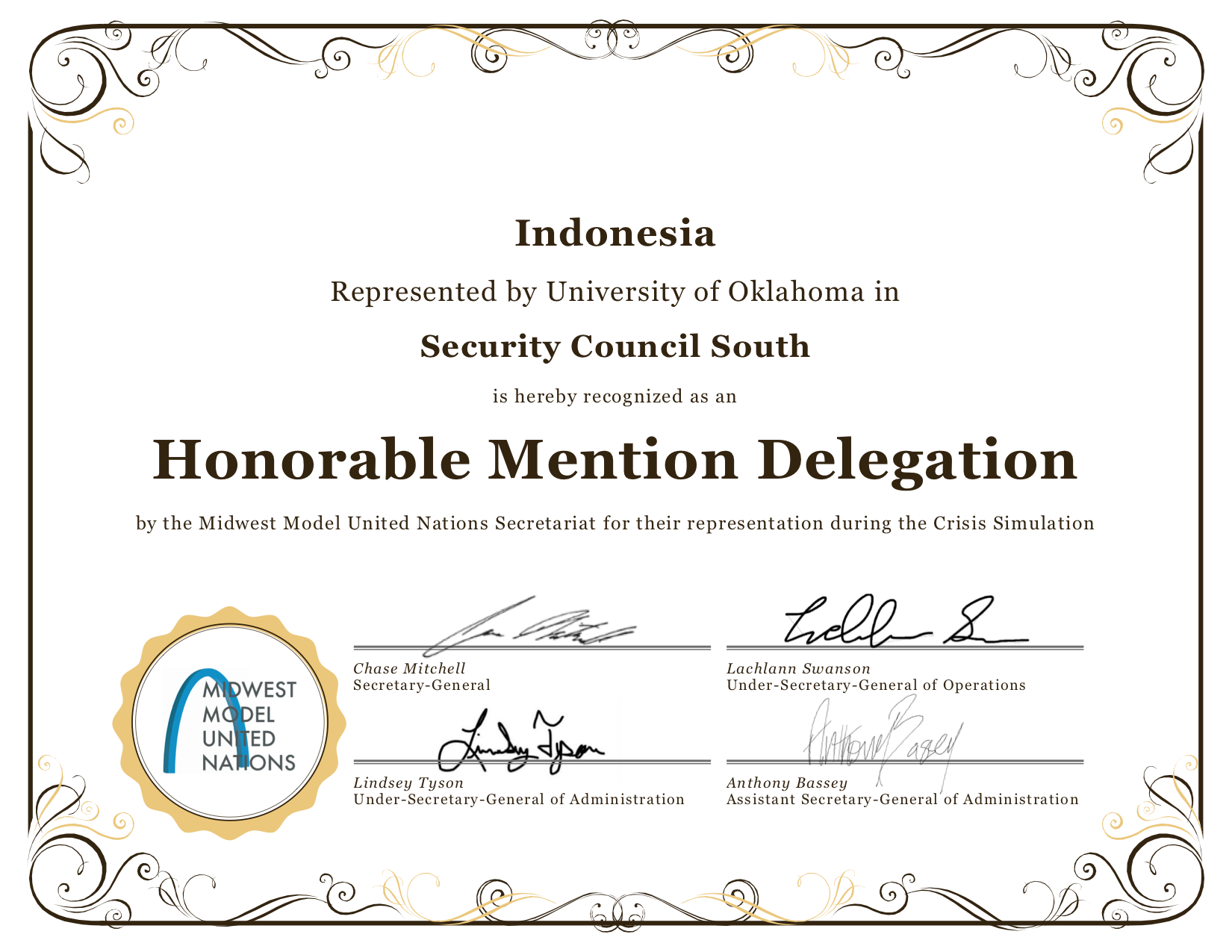 Oklahoma Model United Nations - OMUN | Norman OK