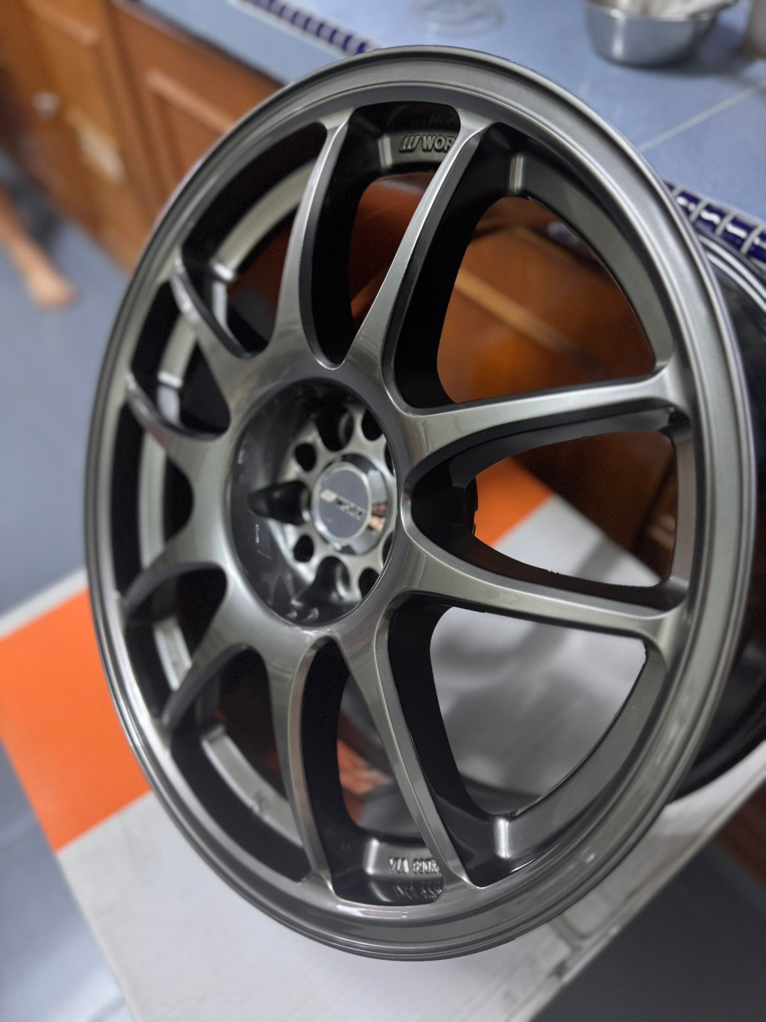Used 17-inch Work Emotion CR-Kai rims for sale