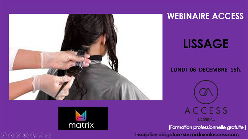 NOUVEAU WEBINAIRE ACCESS... - Académie - Matrix Maroc