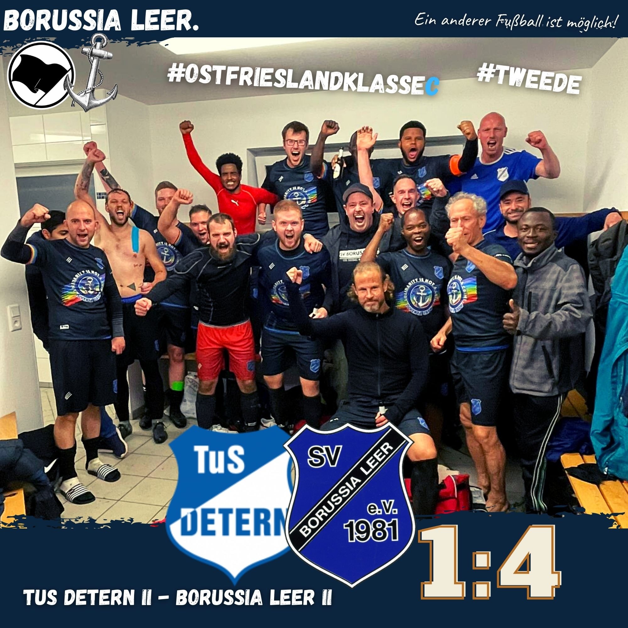 SV - Jaaa! Endlich! Borussia Leer II hat am Freitagabend in der ...